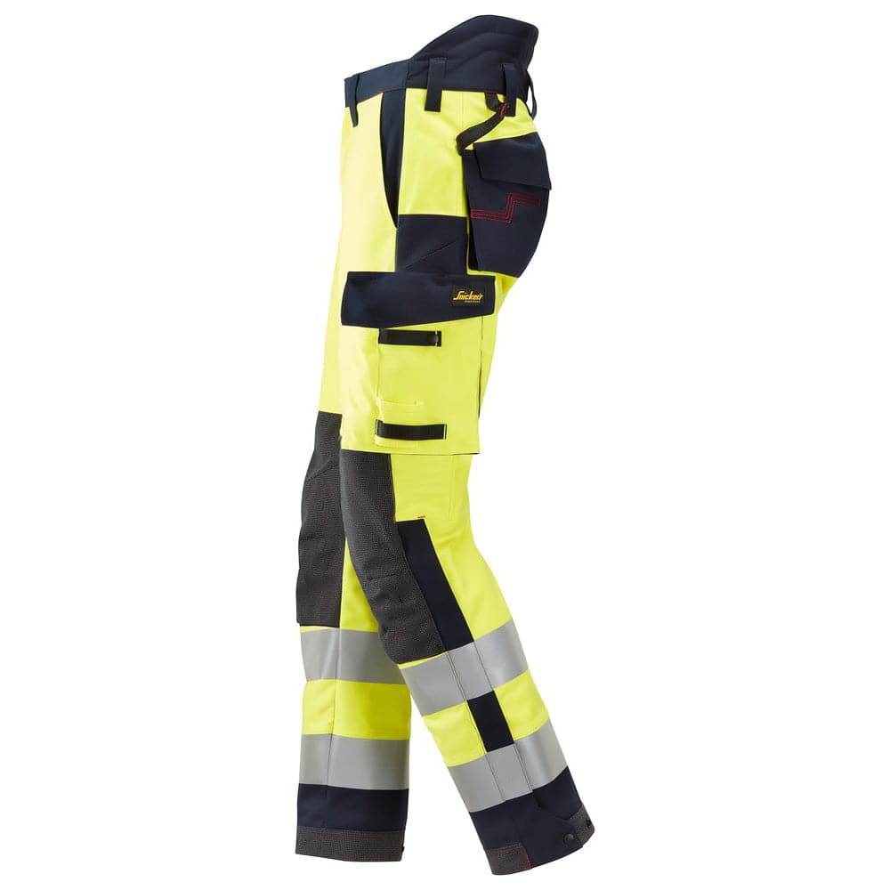 Snickers 6663 ProtecWork, Insulated Trousers Hi-Vis Class 2