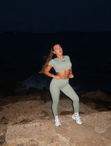 Leggings & Crop Top Set
