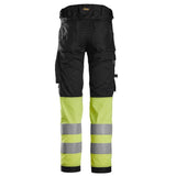 Snickers 6334 High-Vis Class 1 Stretch Trousers