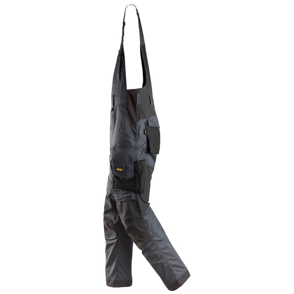 Snickers 6051 AllroundWork Stretch Bib & Brace Trousers Steel Grey
