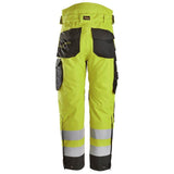 Snickers 6630 High-Vis Class 2 Waterproof 37.5® 2-Layer Light Padded Trousers