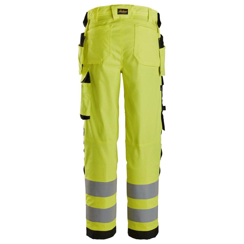 Snickers 6734 High-Vis Class 2 Women's Stretch Trousers Holster Pockets