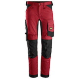 Snickers 6341 AllroundWork Stretch Trousers Red