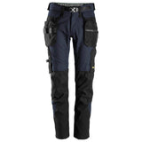 Snickers 6972  FlexiWork, Work Trousers+ Detachable Holster Pockets Navy Blue