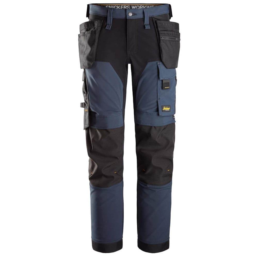 Snickers 6275 AllroundWork, 4-way Stretch Trousers Holster Pockets Navy Blue