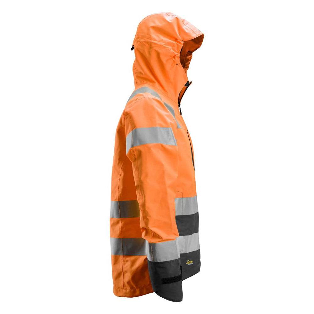 Snickers 1330 AllroundWork, Hi-Vis Waterproof Shell Jacket Class 3 Various Colours