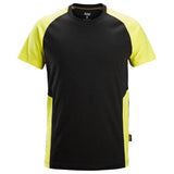 Snickers 2550 Two-Coloured Short Sleeve Cotton T-Shirt