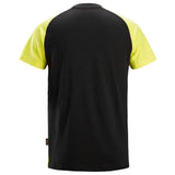 Snickers 2550 Two-Coloured Short Sleeve Cotton T-Shirt