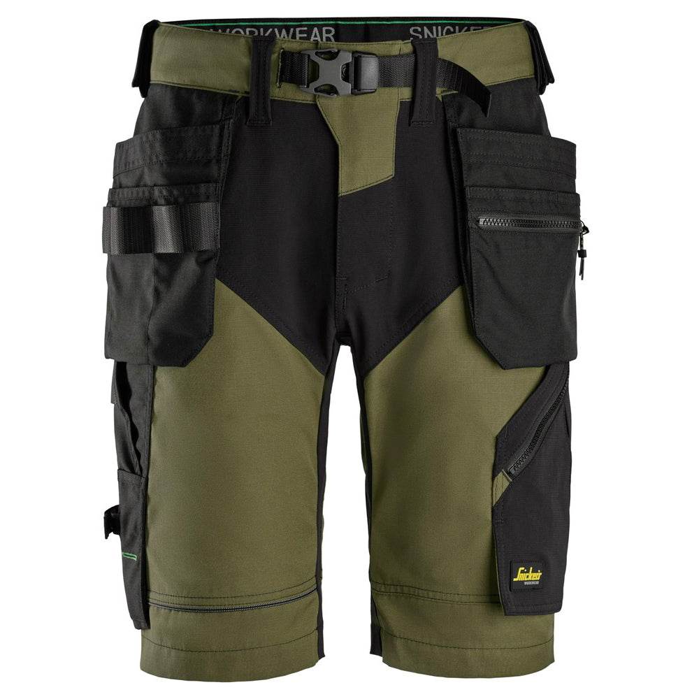 Snickers 6904 FlexiWork Holster Pocket Work Shorts Various Colours