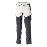 Mascot 22279 Ultimate Stretch Click System Pocket Trousers White / Stone Grey