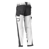 Mascot 22279 Ultimate Stretch Click System Pocket Trousers White / Stone Grey