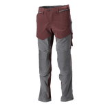 Mascot 22279 Ultimate Stretch Click System Pocket Trousers Bordeaux / Stone Grey