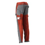 Mascot 22279 Ultimate Stretch Click System Pocket Trousers Autumn Red / Stone Grey