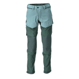 Mascot 22279 Ultimate Stretch Click System Pocket Trousers Light Forest Green / Forest Green