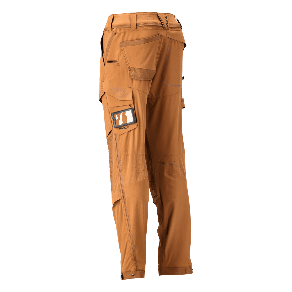 Mascot 22279 Ultimate Stretch Click System Pocket Trousers Nut Brown