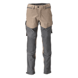 Mascot 22279 Ultimate Stretch Click System Pocket Trousers Dark Sand / Stone Grey