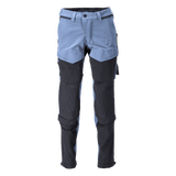 Mascot 22279 Ultimate Stretch Click System Pocket Trousers Stone Blue / Dark Navy