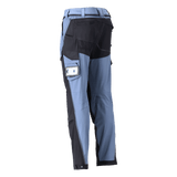 Mascot 22279 Ultimate Stretch Click System Pocket Trousers Stone Blue / Dark Navy