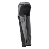 Mascot 22279 Ultimate Stretch Click System Pocket Trousers Stone Grey / Black