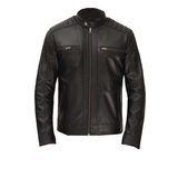 Men's Genuine Leather Jacket | Black