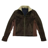 Men's Rick Grimes The Walking Dead Season 6 Real Suede Leather Jacket | Brown