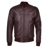 Men's Bomber Leather Jacket | Black, Brown, & Corodovan