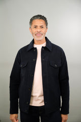 Goring Jacket - Navy Moleskin