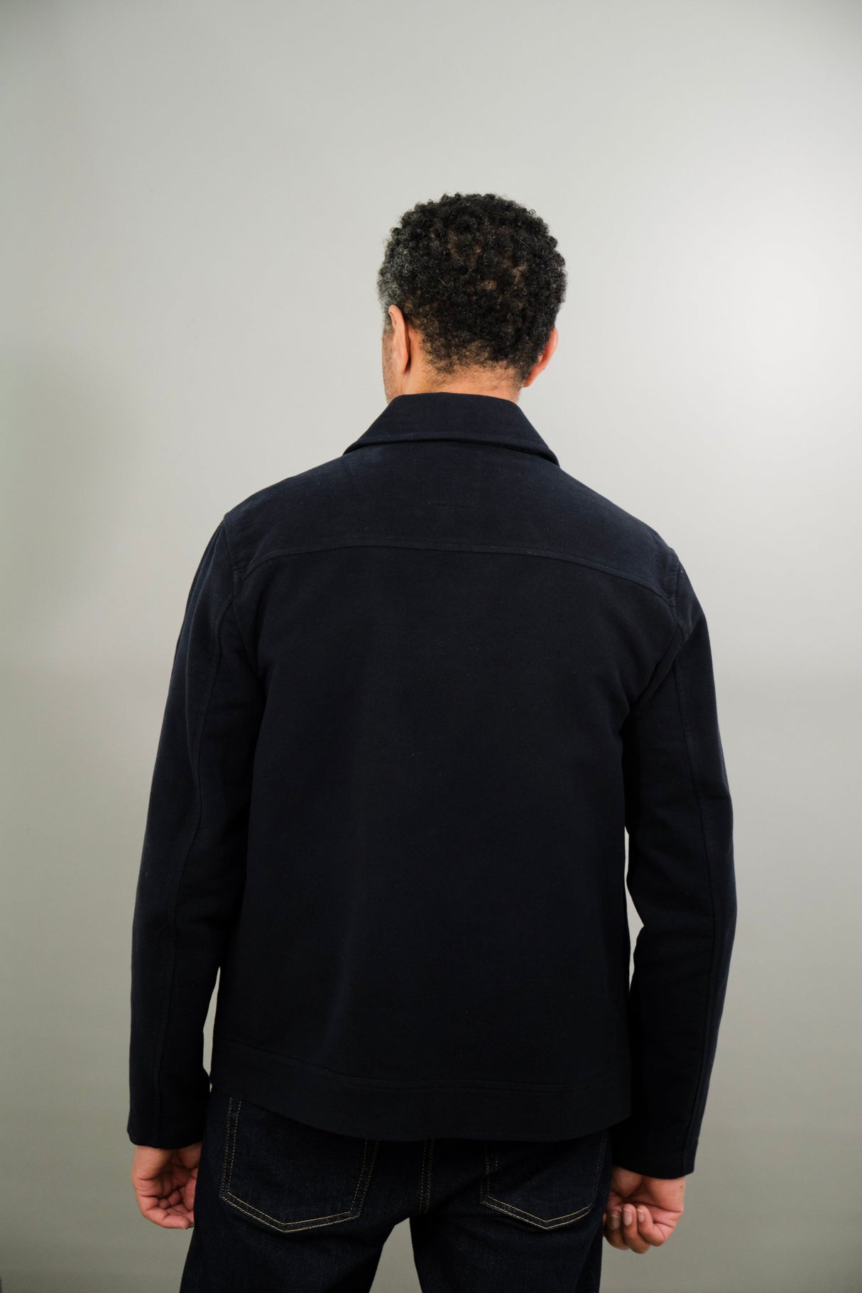 Goring Jacket - Navy Moleskin