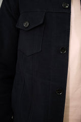 Goring Jacket - Navy Moleskin