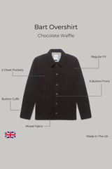 Bart Overshirt - Chocolate Waffle