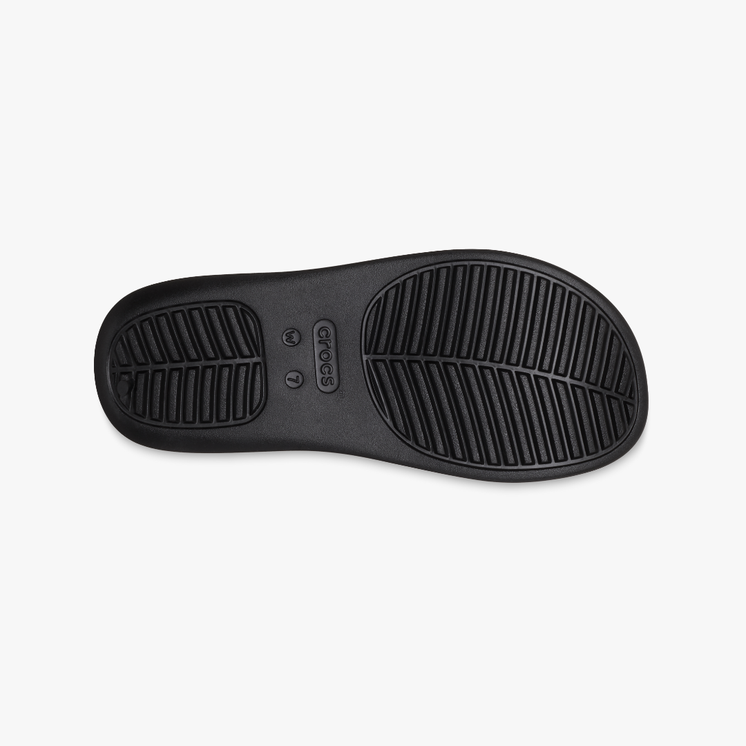 Crocs 209410-001 GETAWAY PLATFORM FLIP Womens Flip-Flops Black