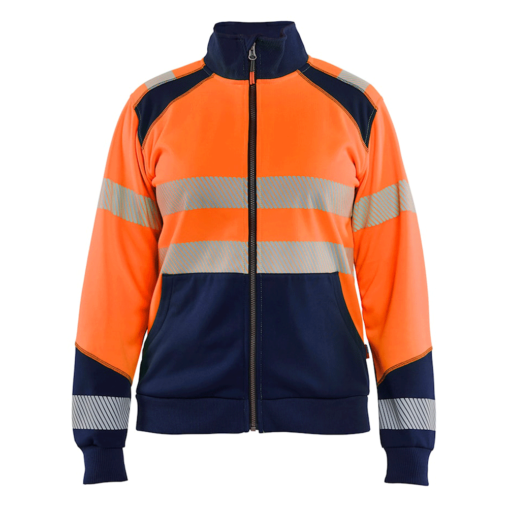 Blaklader 3508 Women's Hi-Vis Full Zip Sweatshirt