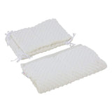 2pc Dimple Crib/Cradle Quilt & Bumper Bedding Set