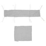 2pc Dimple Crib/Cradle Quilt & Bumper Bedding Set