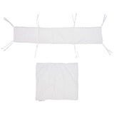 2pc Dimple Crib/Cradle Quilt & Bumper Bedding Set