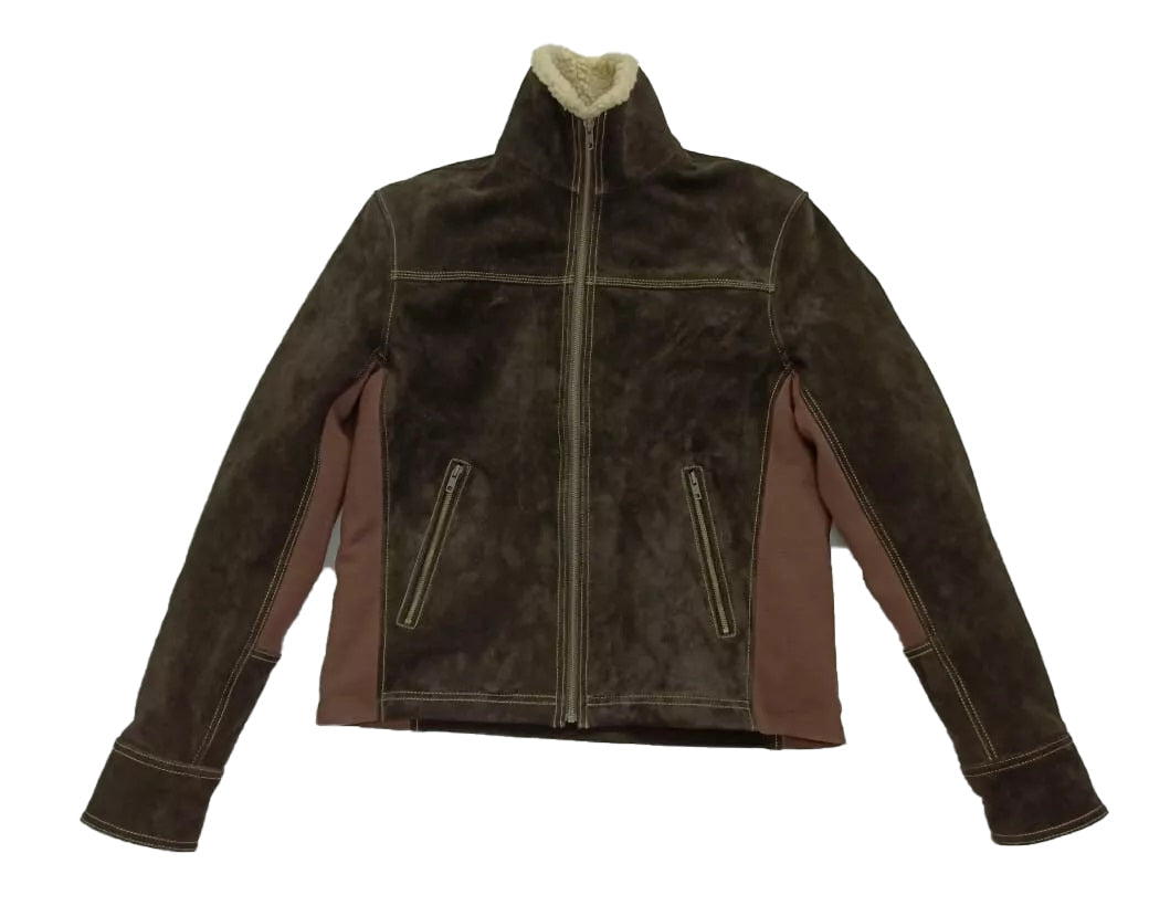 Men's Rick Grimes The Walking Dead Season 6 Real Suede Leather Jacket | Brown