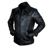 Men's Classic Leather Jacket | Black