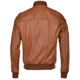 Men's Bomber Leather Jacket | Black, Brown, & Corodovan