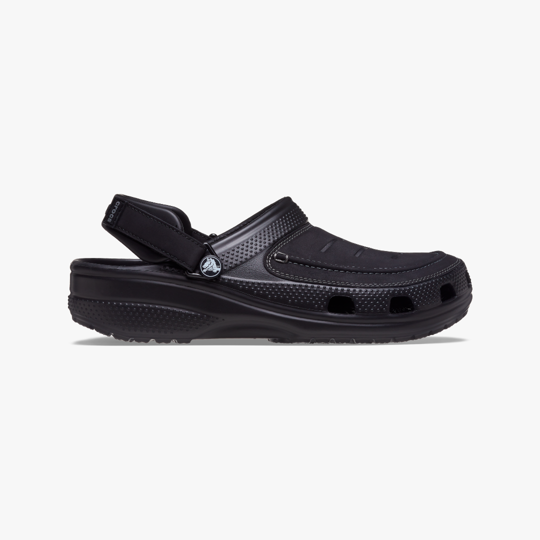Crocs 207689-0DD YUKON VISTA II LITERIDE Mens Clogs Black/Slate Grey