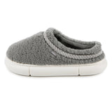 Totes Isotoner BORG CLOUD SWEPT BACK MULE Womens Mule Slippers Grey
