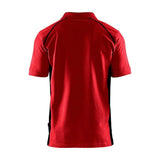 Blaklader 3324 Short Sleeve Polo Shirt Red / Black