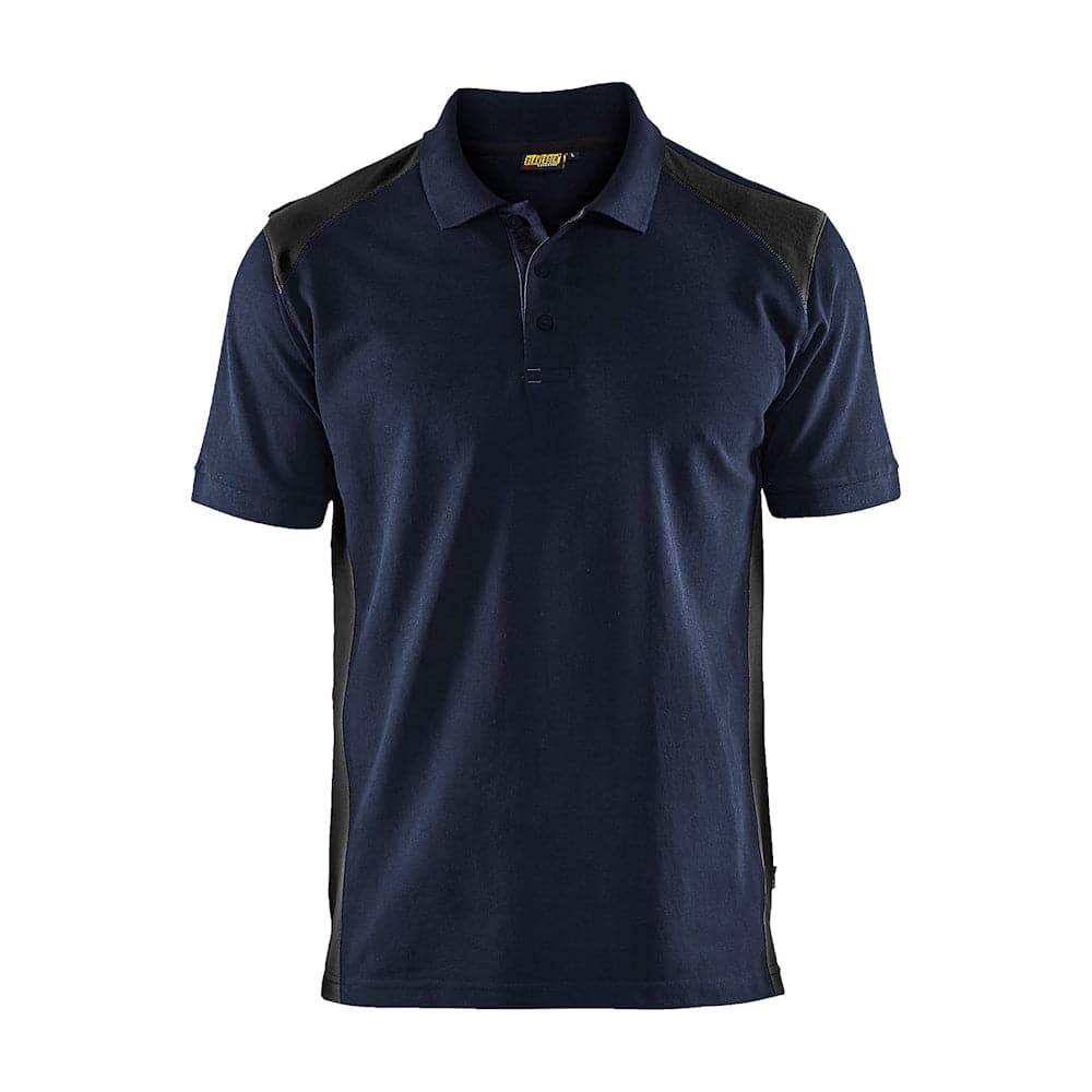 Blaklader 3324 Short Sleeve Polo Shirt Dark Navy / Black