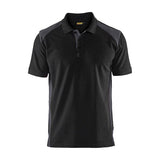 Blaklader 3324 Short Sleeve Polo Shirt Black / Mid Grey