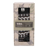 Totes Toasties SHERPA LINE FAIR ISLE SLIPPER SOCKS Mens Socks Fairisle