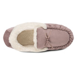 Totes Toasties VELOUR MOCCASIN Slippers Womens Mink