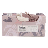 Totes Toasties VELOUR MOCCASIN Slippers Womens Mink