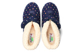Padders BESS Womens Boot Slippers Navy