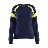 Blaklader 3521 Women's Long-Sleeved T-shirt with Hi-Vis