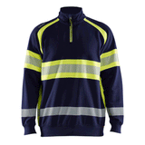 Blaklader 3553 Hi-Vis Half Zip Sweatshirt