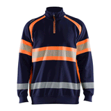 Blaklader 3553 Hi-Vis Half Zip Sweatshirt
